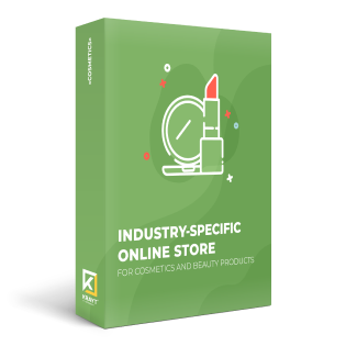 Industry-specific online store for cosmetics and beauty products
